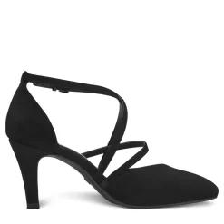 Tamaris Pumps Stiletto Vegan Riemchen schwarz S14 1-24404-42