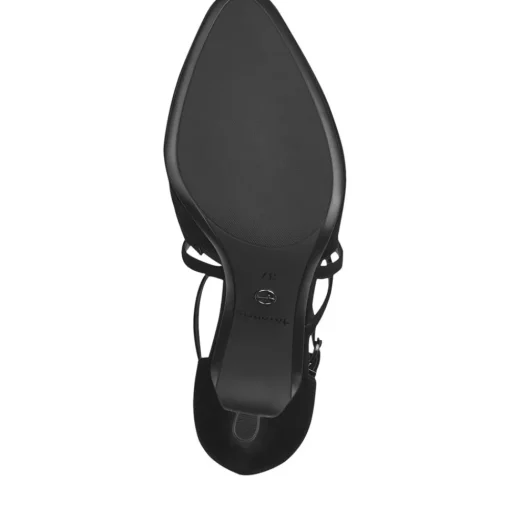 Tamaris Pumps Stiletto Vegan Riemchen schwarz S14 1-24404-42