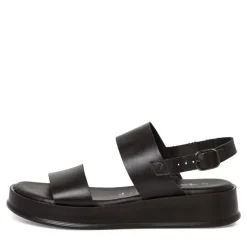 Tamaris Sandalette Leder Keilabsatz black S13  1-1-28238-20