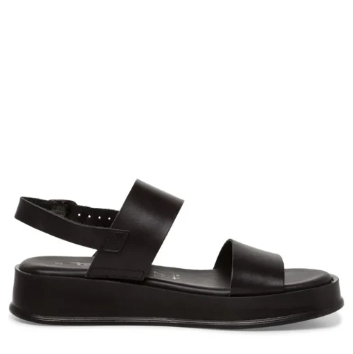 Tamaris Sandalette Leder Keilabsatz black S13  1-1-28238-20