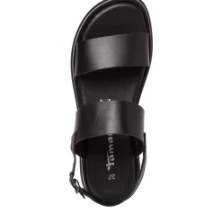 Tamaris Sandalette Leder Keilabsatz black S13  1-1-28238-20
