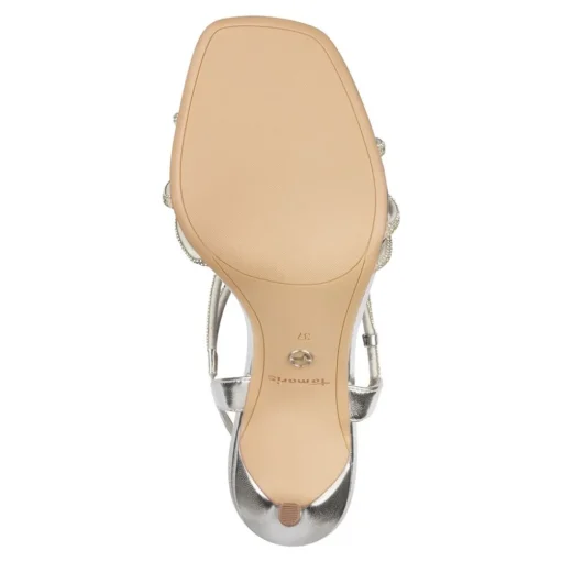 Tamaris Sandalette Riemchen grau S13  1-1-28332-20