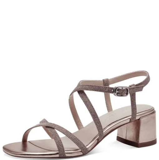 Tamaris Sandalette rosa glitzer S14 1-28204-42