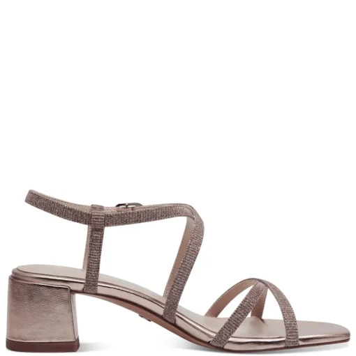 Tamaris Sandalette rosa glitzer S14 1-28204-42