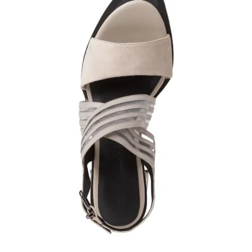 Tamaris Sandalette taupe TOUCHit Fussbett S12 1-1-28354-28