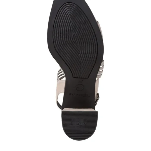 Tamaris Sandalette taupe TOUCHit Fussbett S12 1-1-28354-28