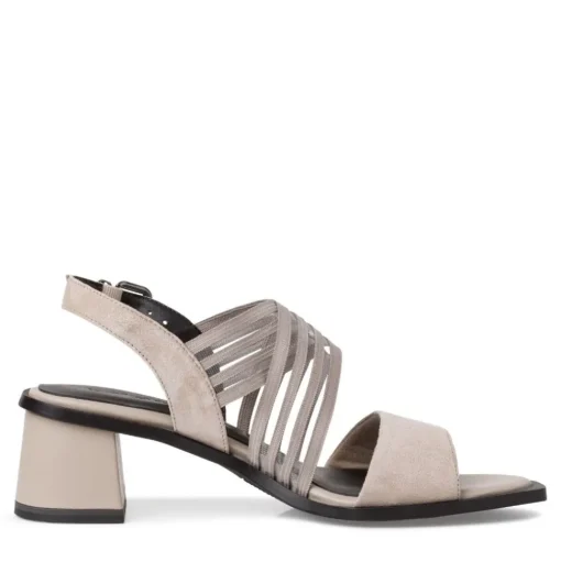 Tamaris Sandalette taupe TOUCHit Fussbett S12 1-1-28354-28