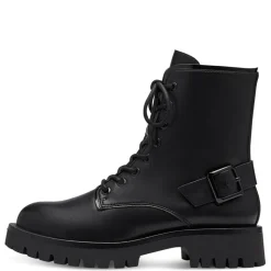 Tamaris Schnürboots TOUCHit Fußbett Zierschnalle schwarz S23 1-25247-41