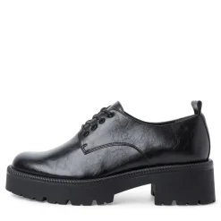 Tamaris Schnürhalbschuh markante Sohle Blockabsatz TOUCHit- Fußbett schwarz S22 1-1-23744-29