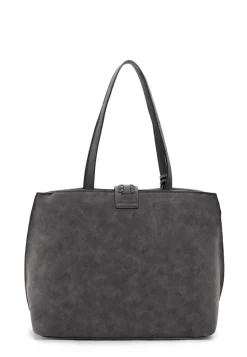 Tamaris Shopper Janina Zierschnalle Quaste grau S22 31795,840