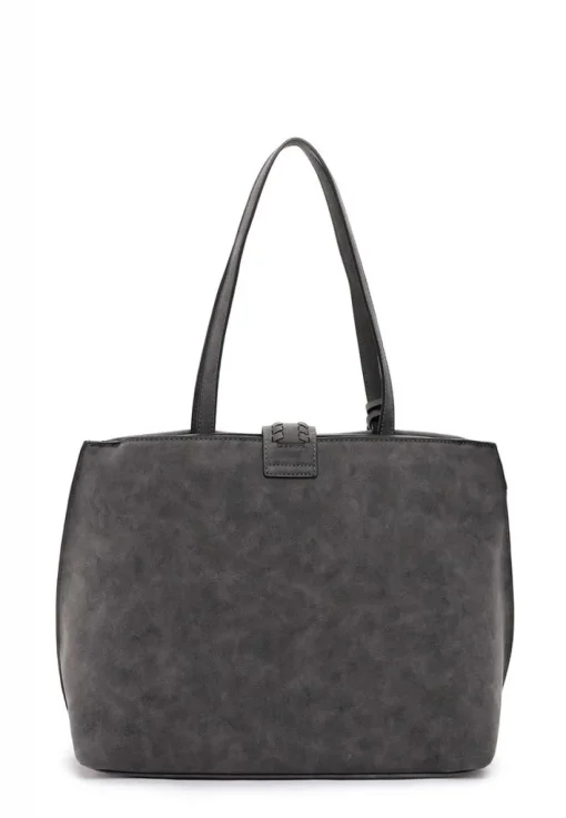 Tamaris Shopper Janina Zierschnalle Quaste grau S22 31795,840