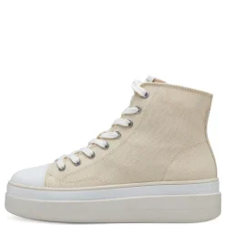 Tamaris Sneaker High Vegan Plateausohle Wechselfußbett beige S14 1-25206-42