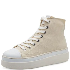Tamaris Sneaker High Vegan Plateausohle Wechselfußbett beige S14 1-25206-42