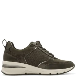 Tamaris Sneaker olive Reißverschluss Schnürung S24 1-23721-42