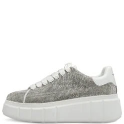 Tamaris Sneaker Strasssteine Plateausohle grau 1-23773-42