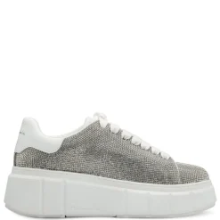 Tamaris Sneaker Strasssteine Plateausohle grau 1-23773-42