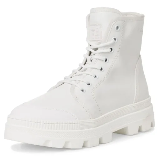 Tamaris Stiefelette Sommer- Boots TOUCHit- Fußbett derbe Sohle fuxia, white leather  S13  1-1-25406-20