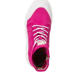Tamaris Stiefelette Sommer- Boots TOUCHit- Fußbett derbe Sohle fuxia, white leather  S13  1-1-25406-20