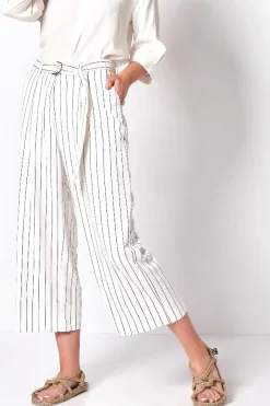 Toni Culotte gestreift Hose 43-12/1860-4