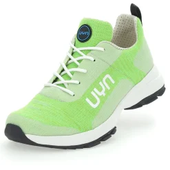 UYN LADY AIR DUAL XC Damen Sneaker Merinowolle grün, pink S13 Y100161