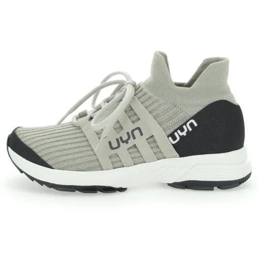 UYN SX4 Wanderschuh Damen Sneaker Strumpfschuh Yak- Wolle grün, grau S22 Y100159-93