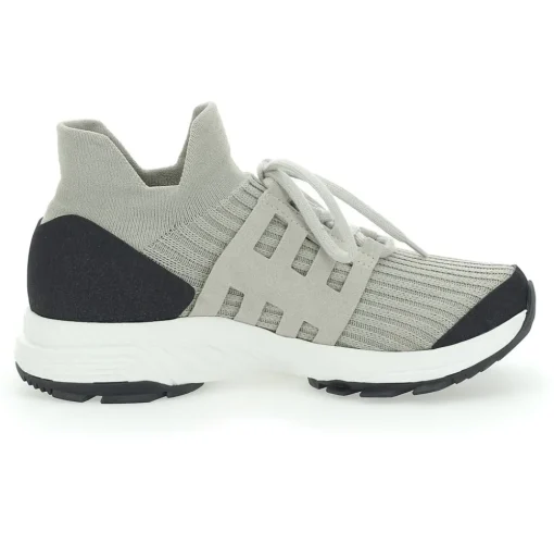 UYN SX4 Wanderschuh Damen Sneaker Strumpfschuh Yak- Wolle grün, grau S22 Y100159-93