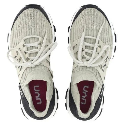 UYN SX4 Wanderschuh Damen Sneaker Strumpfschuh Yak- Wolle grün, grau S22 Y100159-93